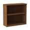 Alera 31.75 in. x 14 in. x 29.5 in. Valencia Series 2-Shelf Bookcase - Modern Walnut
